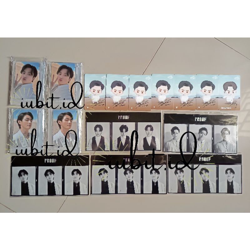 POB PROOF JUNGKOOK TAEHYUNG V / TRIPTYCH JUNGKOOK TAEHYUNG JIMIN