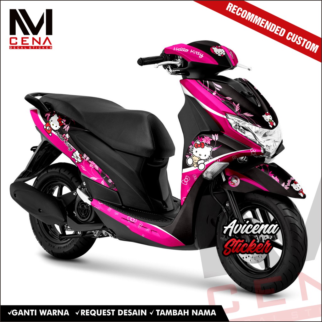 Sticker Decal Yamaha Freego Decal Sticker Freego Sticker Striping Decal Freego Full Body kitty