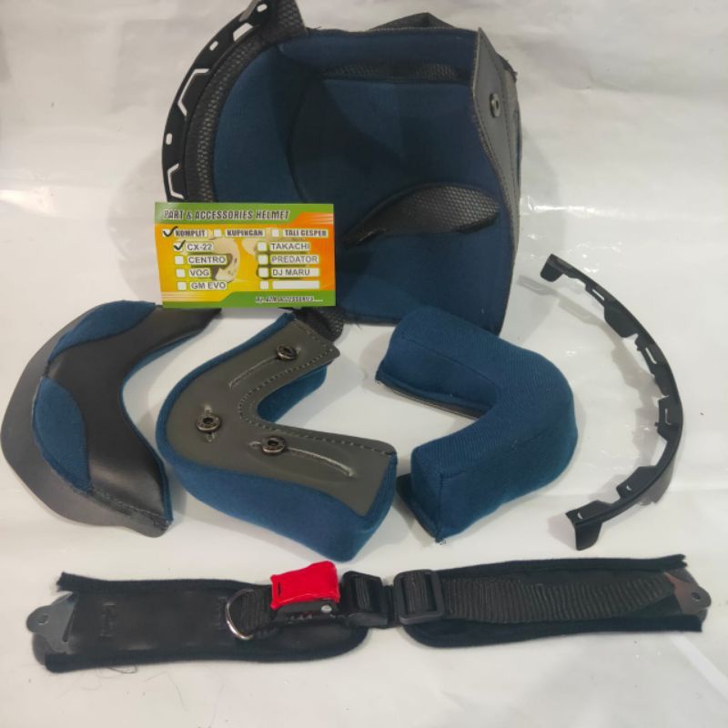 Busa Helm INK CX22 FULL Part Spon CX 22 topi non hari+tali helm