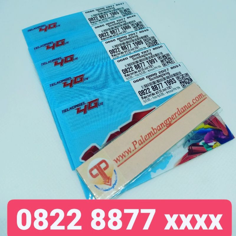 NOMOR CANTIK MURAH  Palembangperdana serian 0822.8877.xxxx