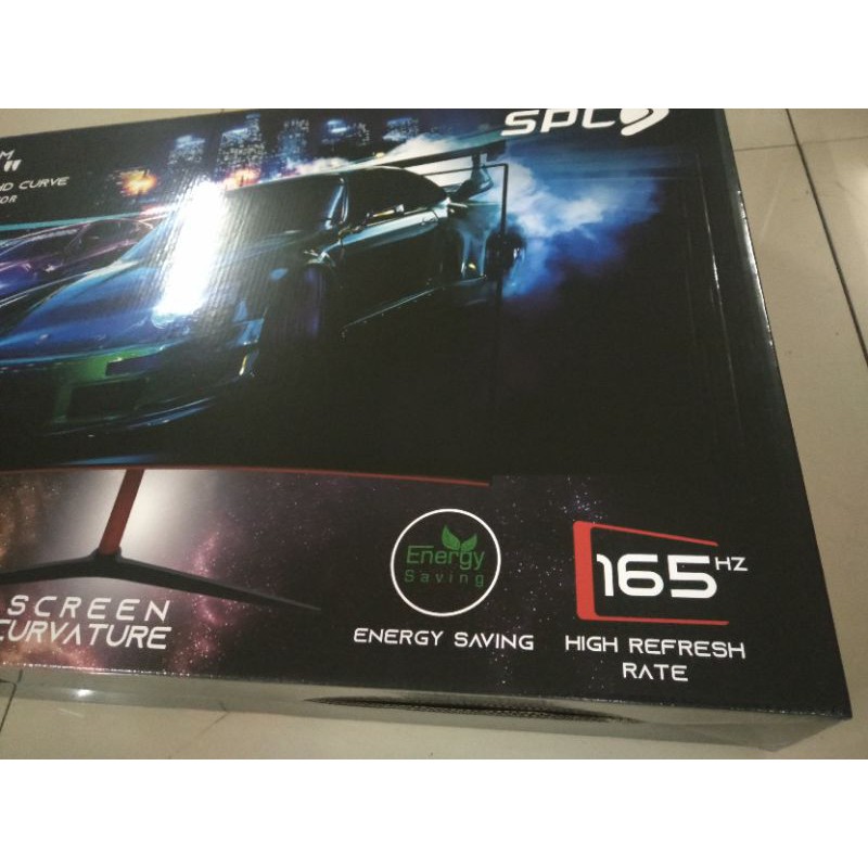 Resmi LED Monitor Gaming Curved 27 Inc 165hz SPC Pro SM-27 Full Hd