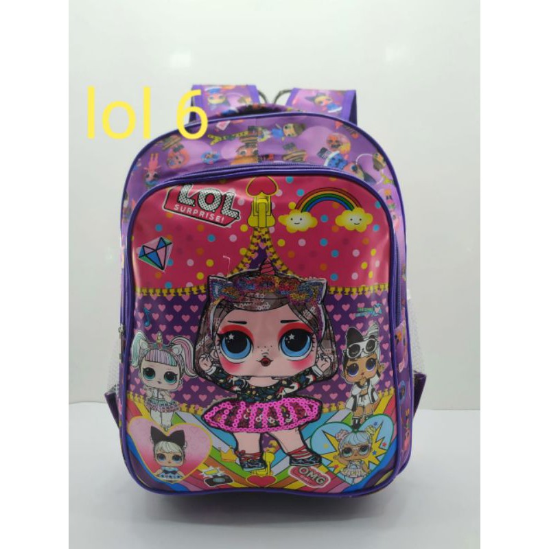 Tas Ransel Sekolah Printing Lampu Lol