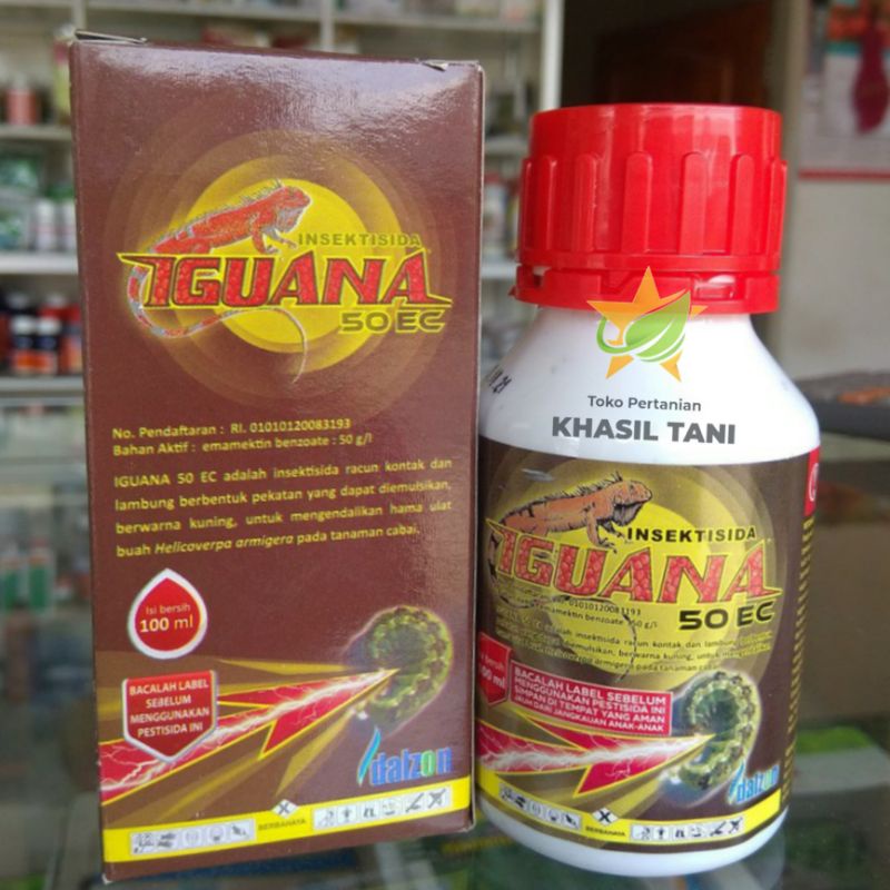Insektisida IGUANA 50 EC Netto 100ml - Dalzon emamektin benzoate