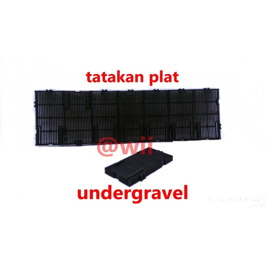 [Checkout RP1000] undergravel aquarium aquascape tatakan plat papan under gravel