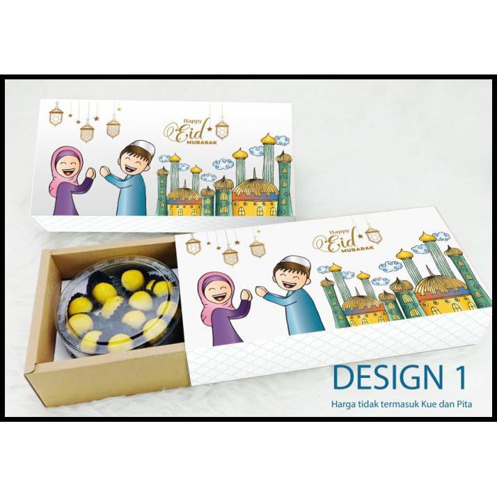 

Dus / Kotak / Box Hampers Lebaran Idul Fitri (Gambar Lebaran )