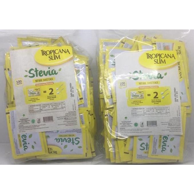 

Diskon Gula Tropicana Slim Stevia gula diet 100 sachet Diskon