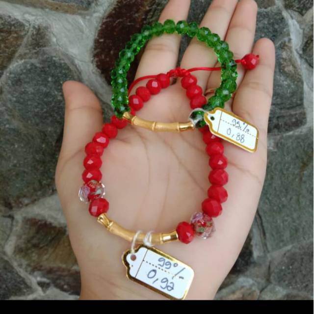 Emas HK 24k charm bambu