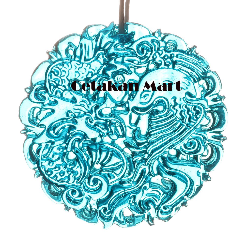 CM Cetakan Handmade DIY Resin Epoxy Craft Dragon Phoenix I Pendant Silikon Liontin Naga