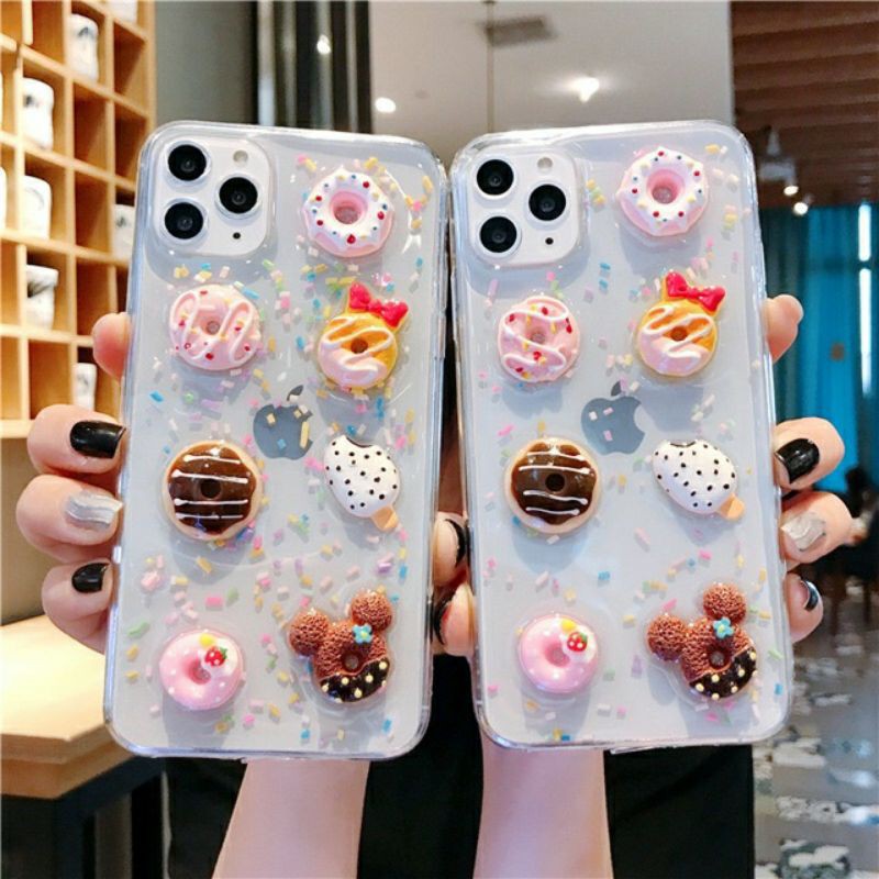 DY Donat Case DIY Cute + Hologram Ip 6G Ip 12 Ip 12 pro