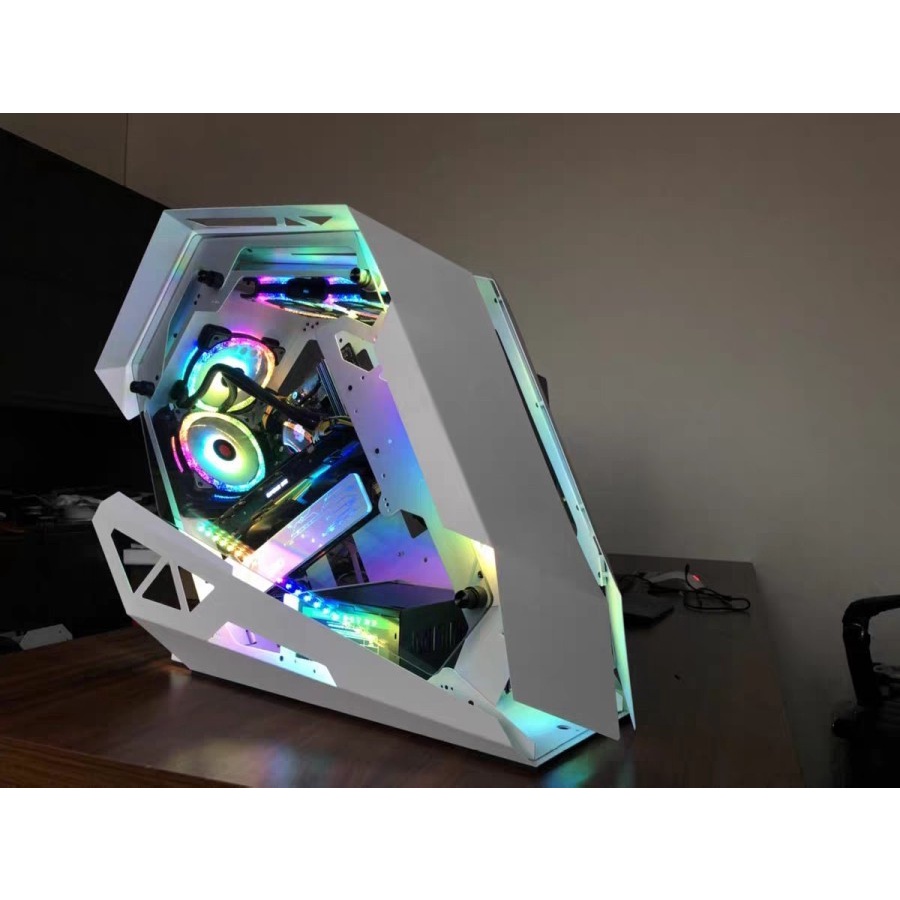 CASING PC GAMING BUMBLEBEE ATX FULL TOWER MANTAFFF GAN