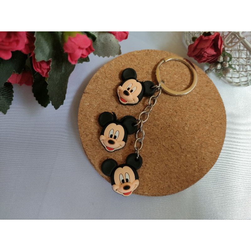 Gantungan kunci boneka Mickey Minie Mouse - Ganci aksesoris kualitas import