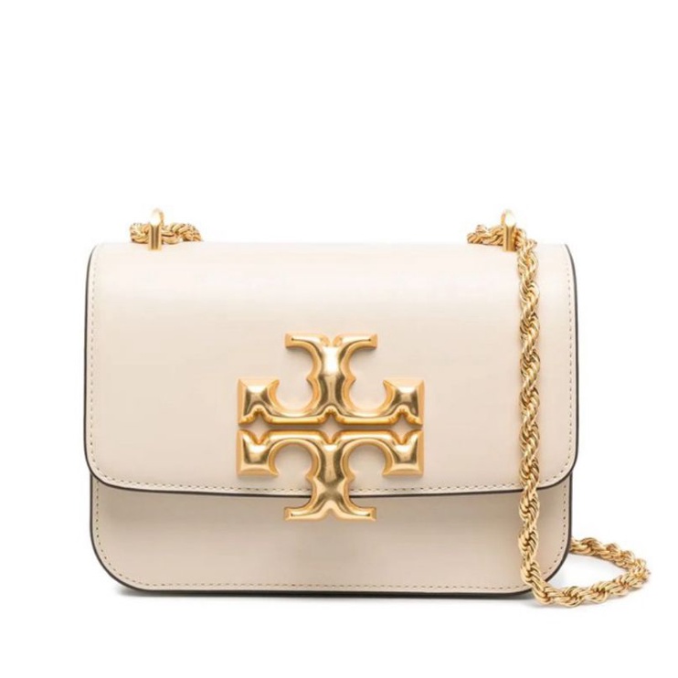 Tory Burch Eleanor Small Covertible Shoulder Bag ( White )