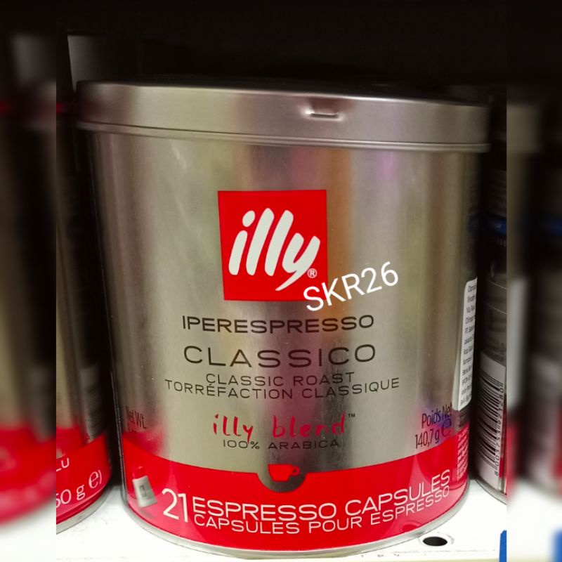 

Illy Classico Capsule Espresso 140gr
