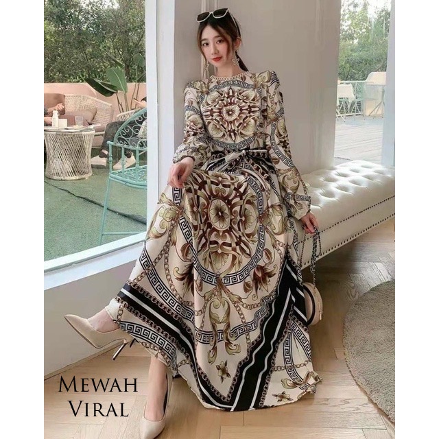 SALE!!! RESTOCK!!! DRESS GAMIS ESTILO SERIES 02 IMPORT BKK-Mewah