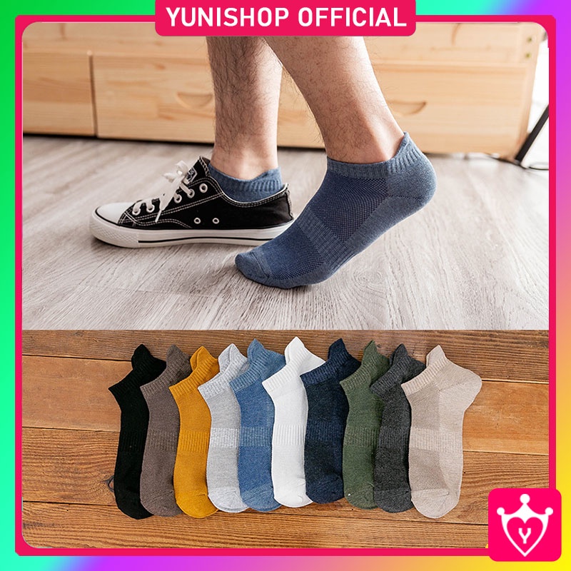 Kaos Kaki Pria Wanita Motif Kotak / Kaos Kaki Fashion Korea Kantoran / Office Sock Import / TS-130