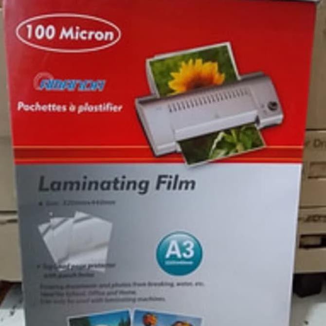 

BARANG BARU Plastik Laminating A3 Amanda 100 / Laminating A3 Amanda 100 Micron