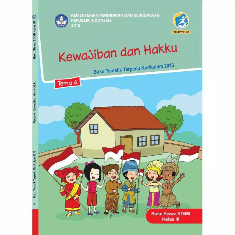 PAKET BUKU TEMATIK KELAS 3 SD TEMA 1 2 3 4 KURIKULUM 2013 REVISI KEMENDIKBUD