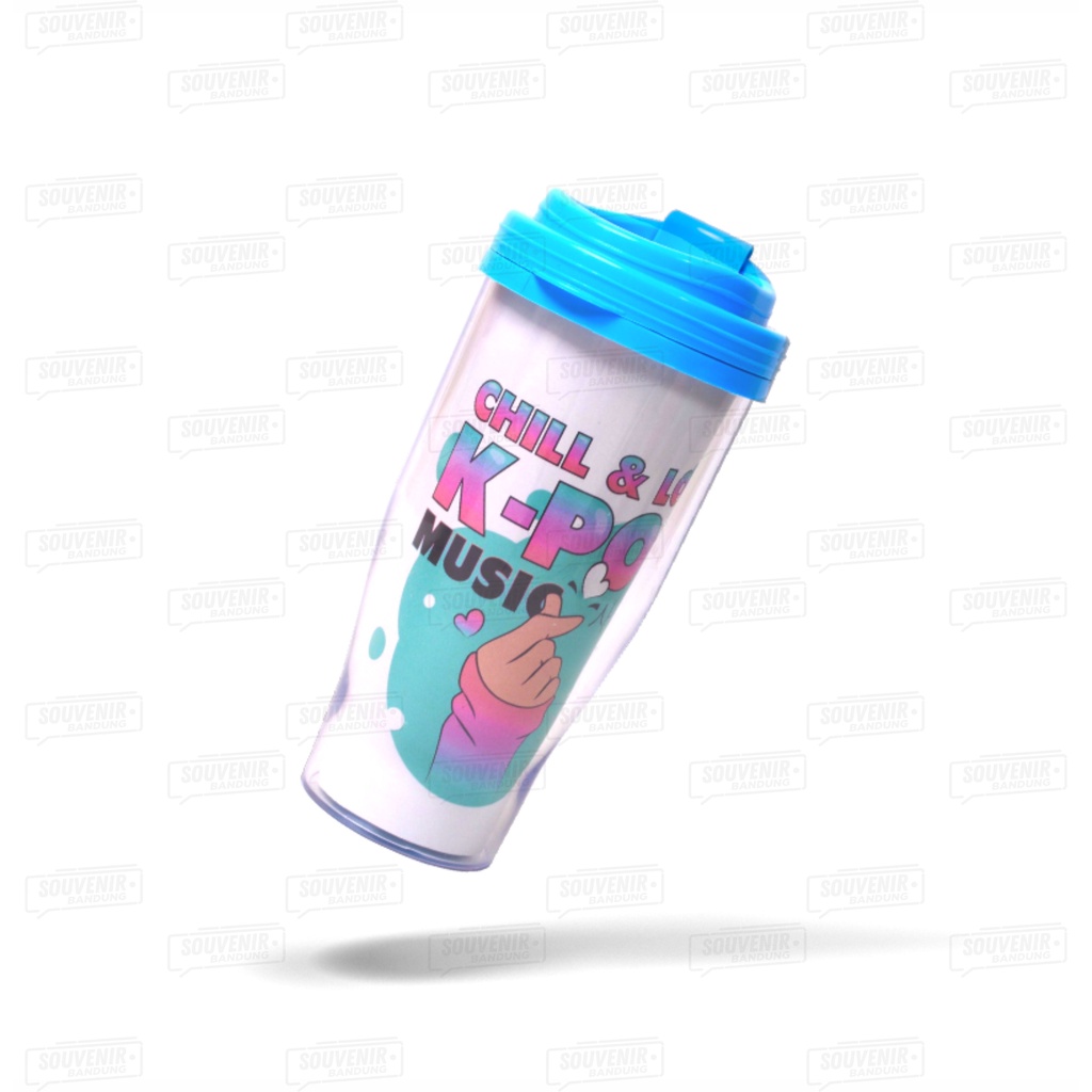 Tumbler Insert Paper Gratis desain Botol minum custom tempat minum unik hadiah souvenir ulang tahun