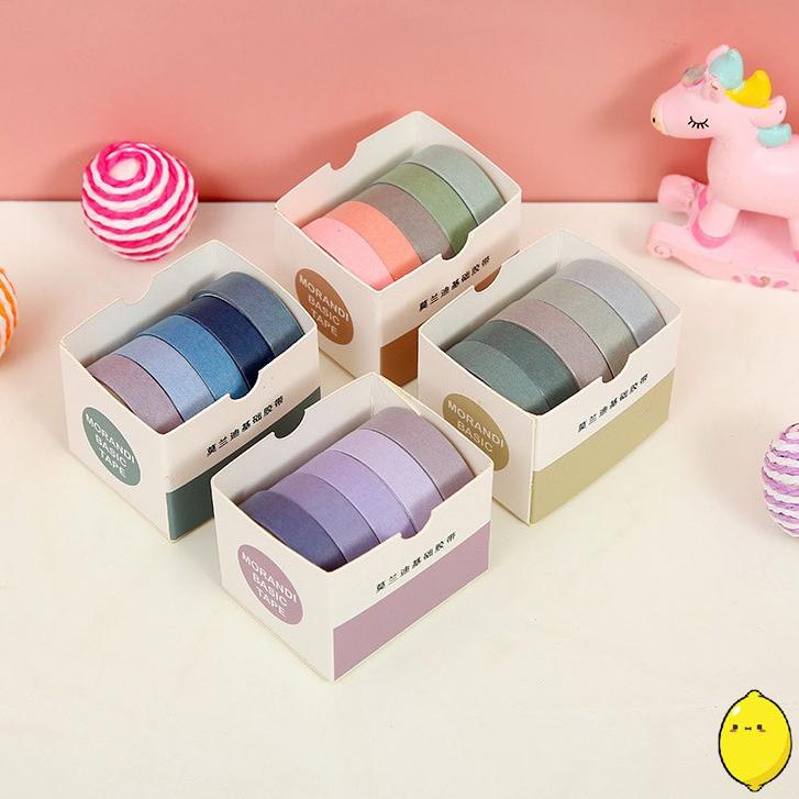 

✪KZL✪ Masking Tape Set 5pc Essential Collection / Washi Tape