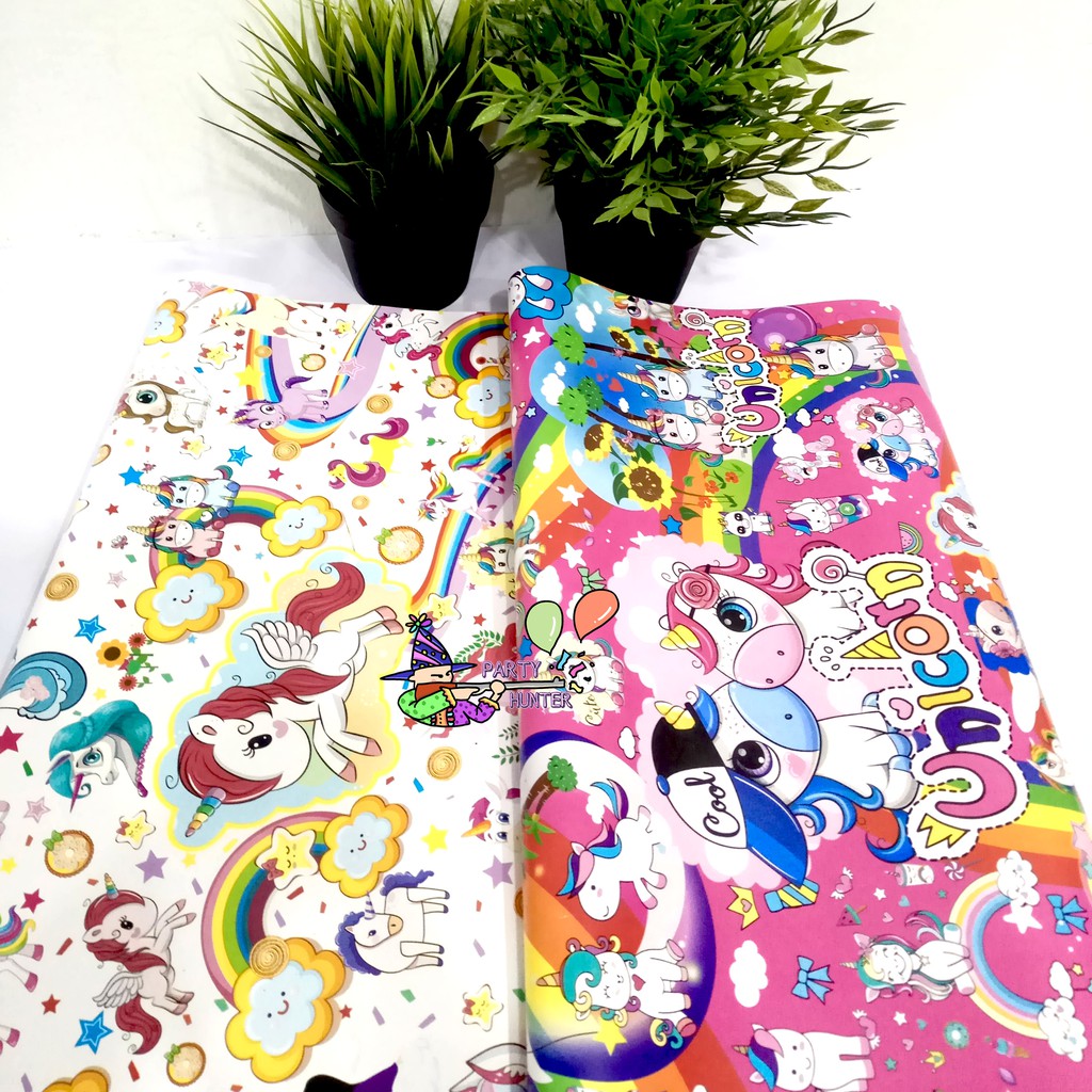 

Kertas Kado Unicorn Glossy (5 Lembar)
