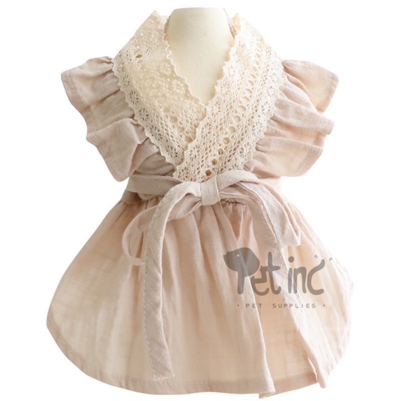Japan kimono style lacey dress