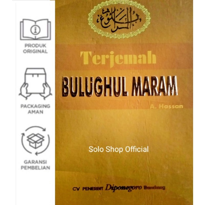 Buku Terjemah Bulughul Maram Terjemah Hadist Bulughul Maram Hadis Bulugul Marom Terjemahan A Hassan 