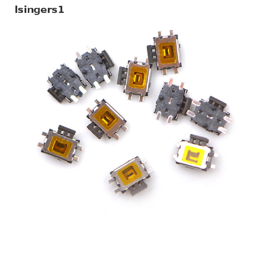 (lsingers1) 10pcs YD-3414 4-pin SMD Tombol Power Side Switch Bentuk Kura-Kura