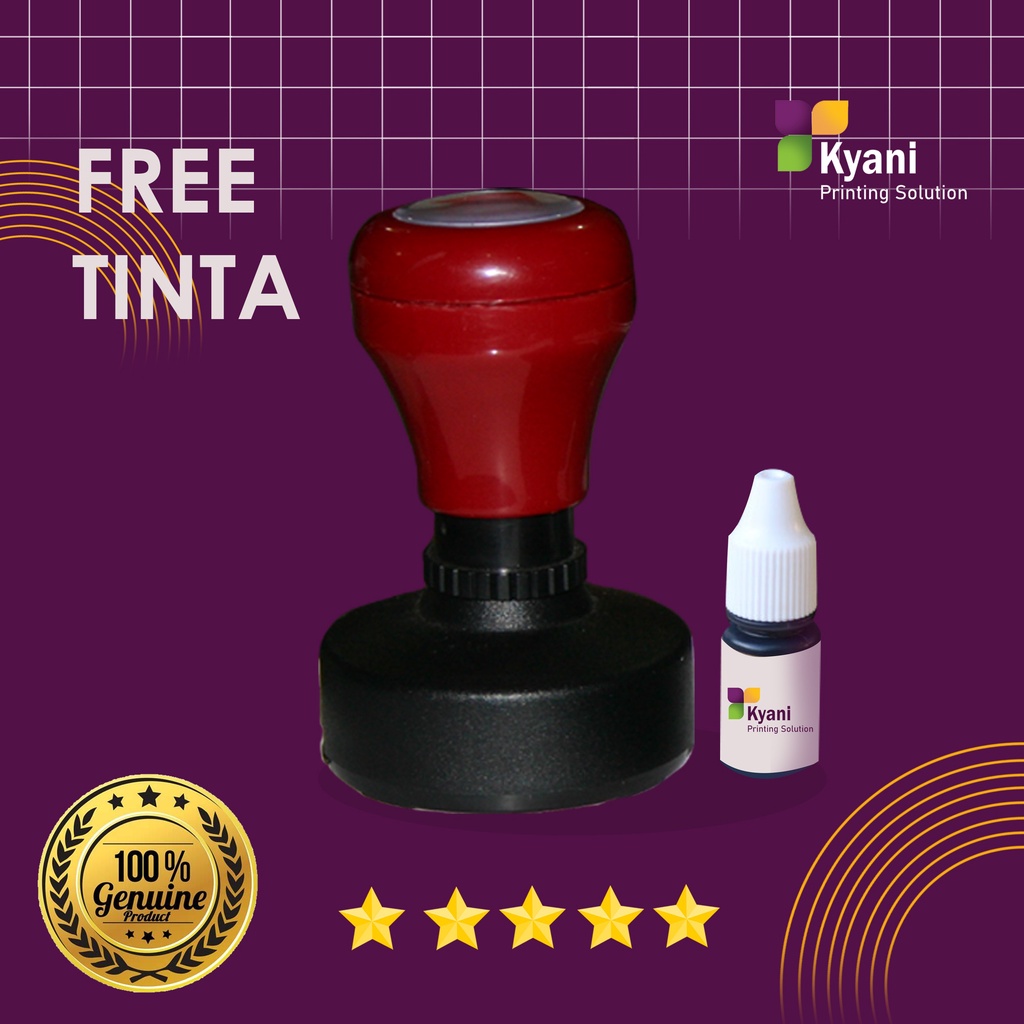 

Stempel Bulat Free Tinta