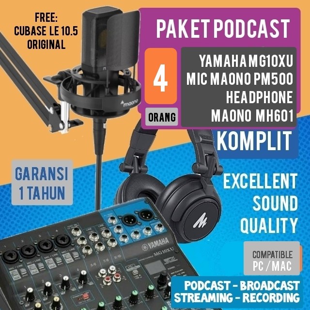 PAKET KHUSUS MAONO PM500 + MAONO MH601 (TANPA MIXER)