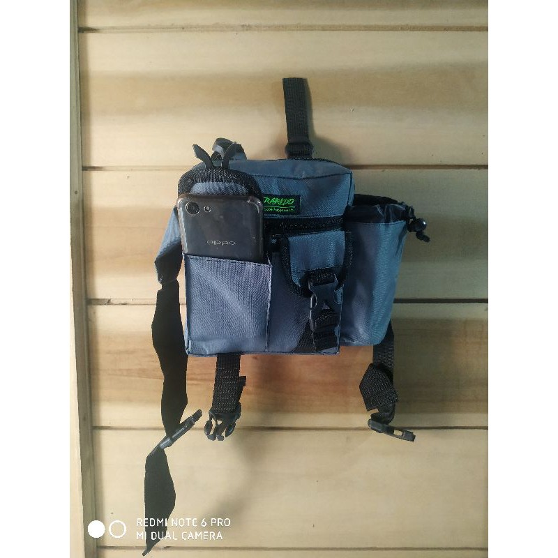 tas pinggang selempang botol multipungsi tas sepedah  setang handlebar