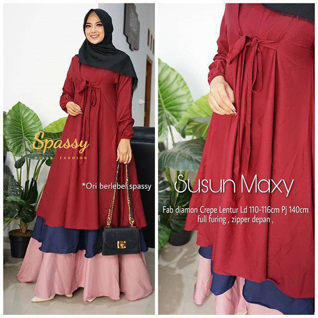 GAMIS SUSUN UMPAK ORI SPASSY