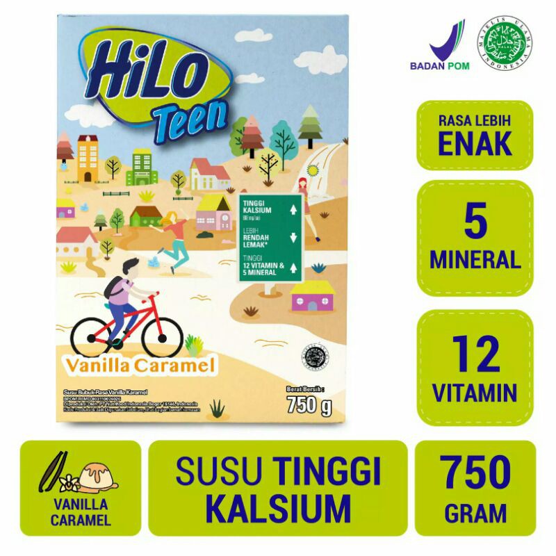 

Hilo teen vanila caramel 750gr - susu pertumbuhan khusus remaja