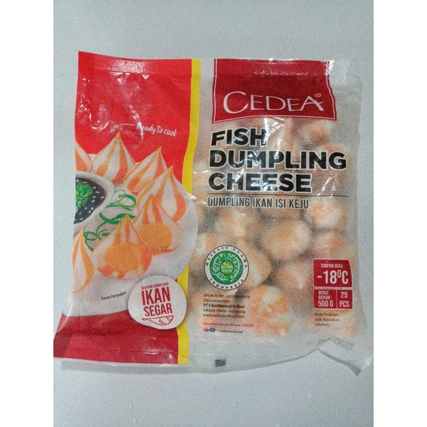 

cedea Fish dumpling cheese /dumpling ikan isi keju 25pcs