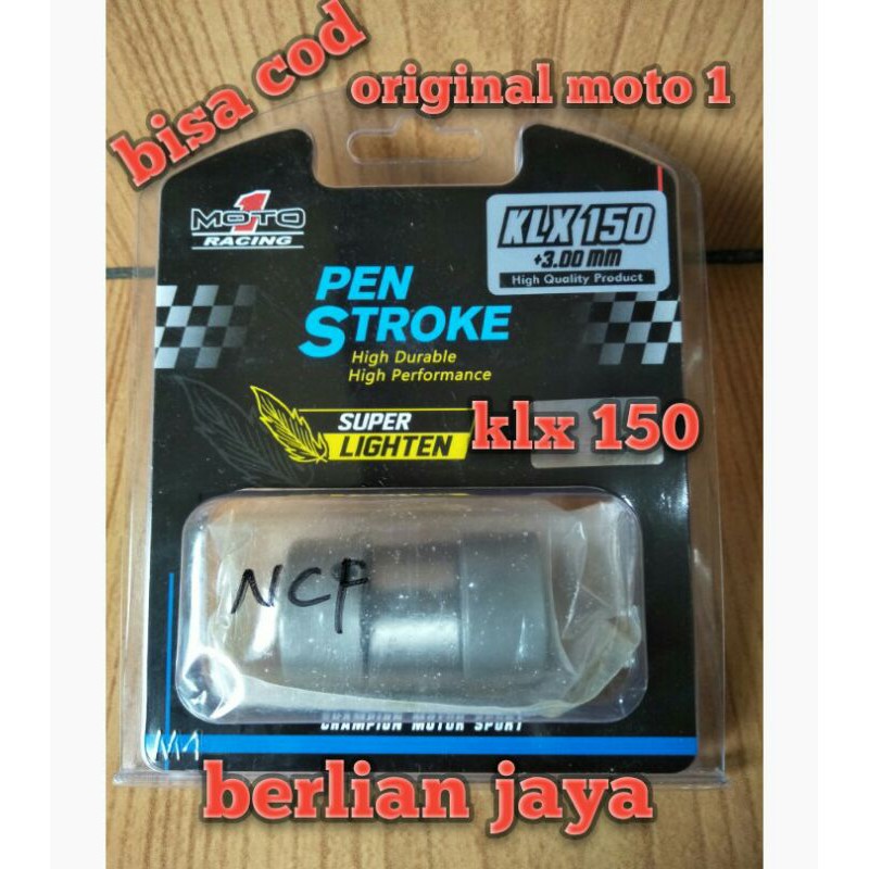 pen/pin struk stroke moto 1 Taiwan buat motor klx 150/klx bf 150/d traker150 uk 2mm/2,5mm/3mm