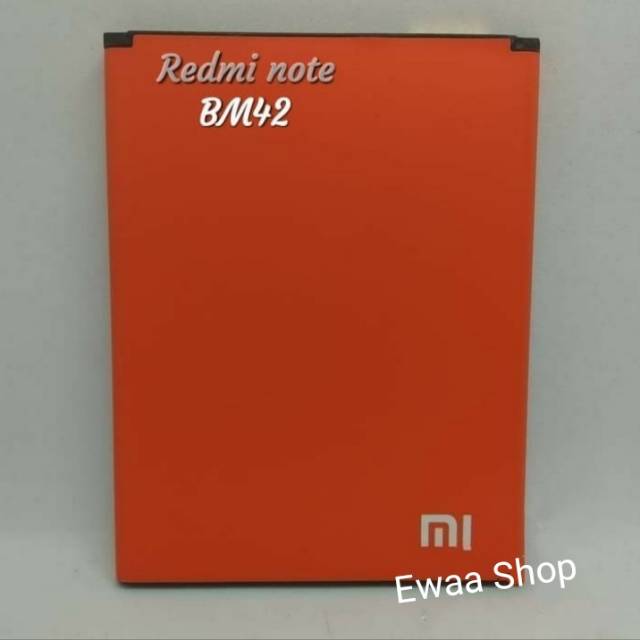 BATTERY BATERAI BATRE ORIGINAL 100% XIAOMI REDMI NOTE