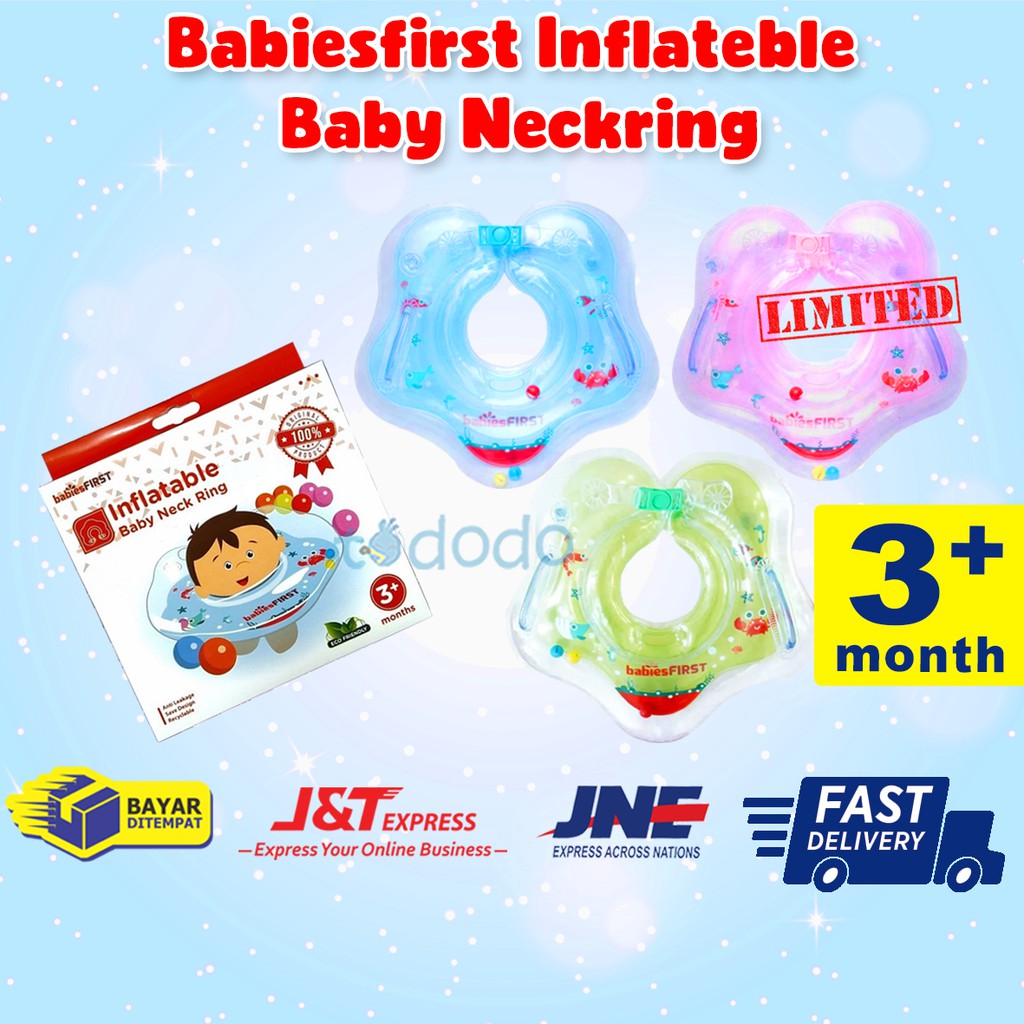 Babiesfirst Inflateble Baby Neckring - Pelampung Leher Bayi