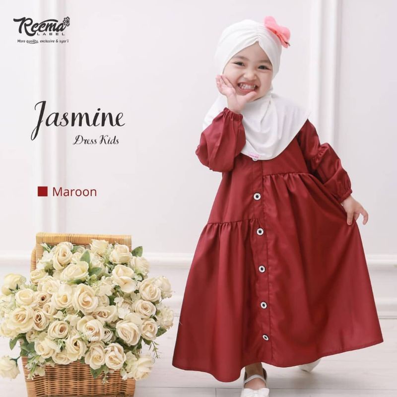 Promo Gamis anak polosan Elegan