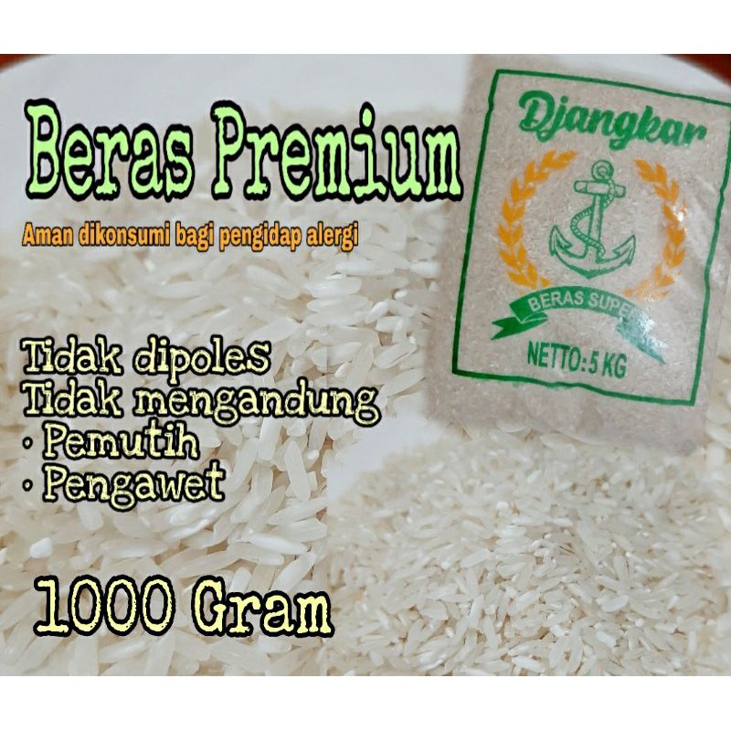 

Beras Premium cap Djangkar 1 kg