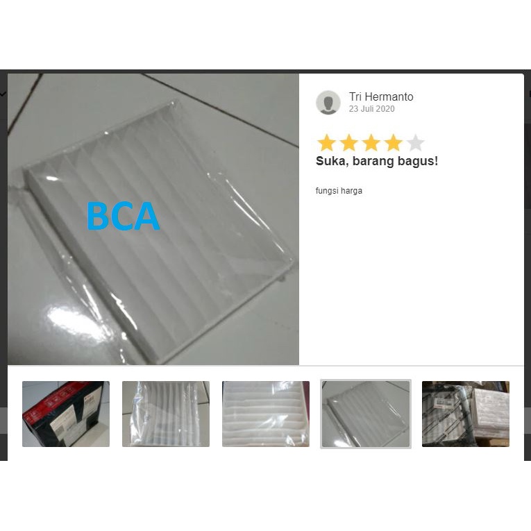 FILTER CABIN KABIN UDARA AC Mobil Toyota Innova