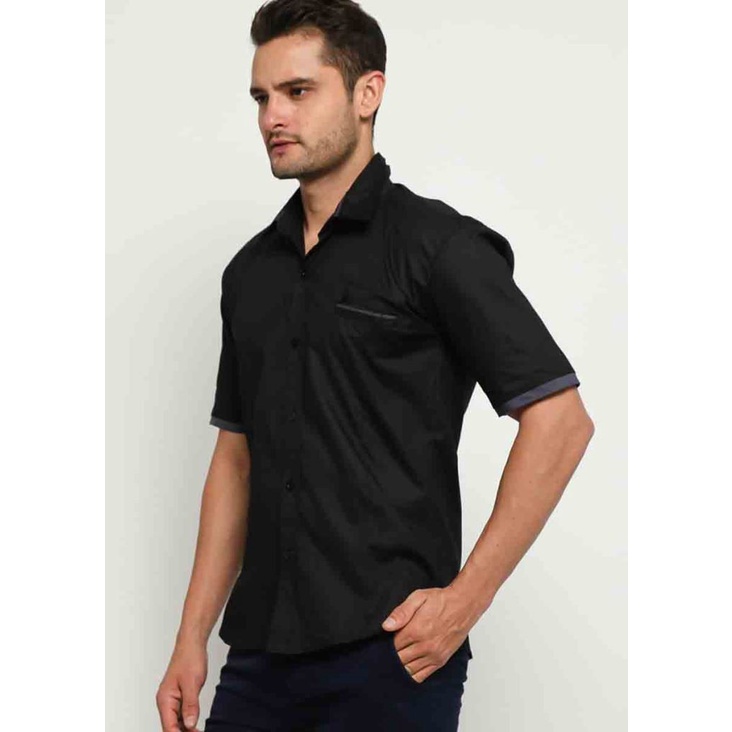 HipNop KENNY KEMEJA PRIA LENGAN PENDEK ATASAN PRIA LENGAN POLOS PAKAIAN COWOK COWO