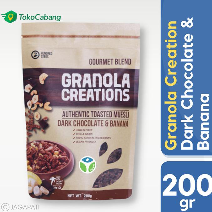 

Granola Creation - Dark Chocolate & Banana Gourmet Mix 200 gr