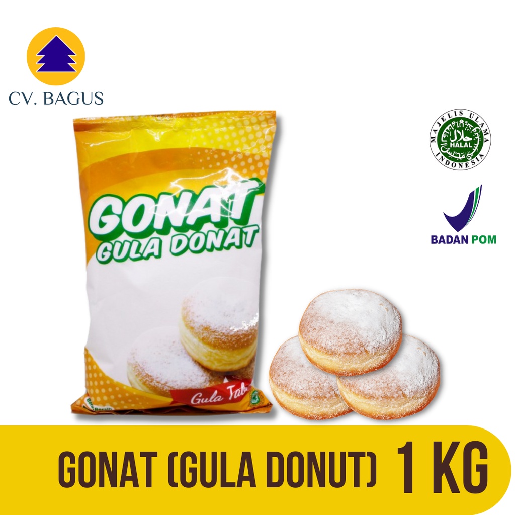 Jual Gonat Gula Donut Gula Tabur Untuk Donat Gram Shopee Indonesia