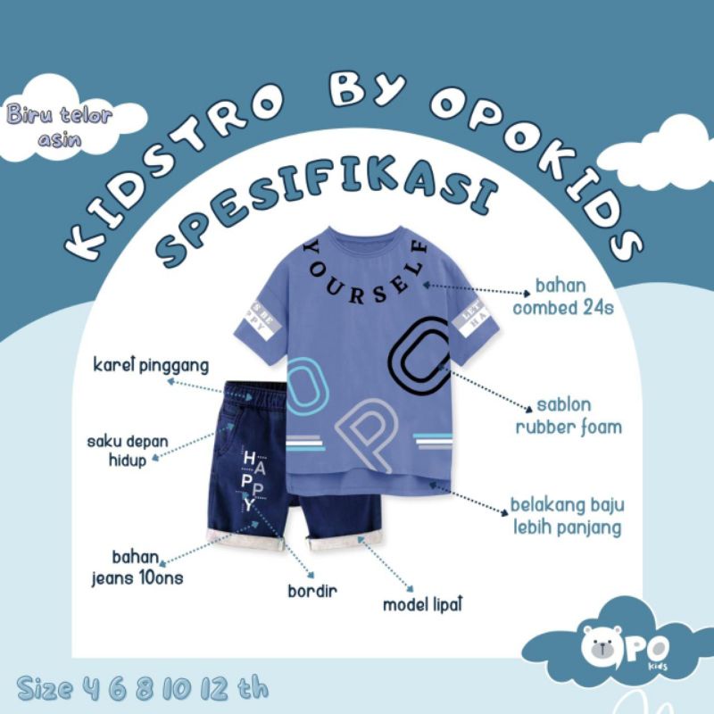 Opokids set kidstro anak