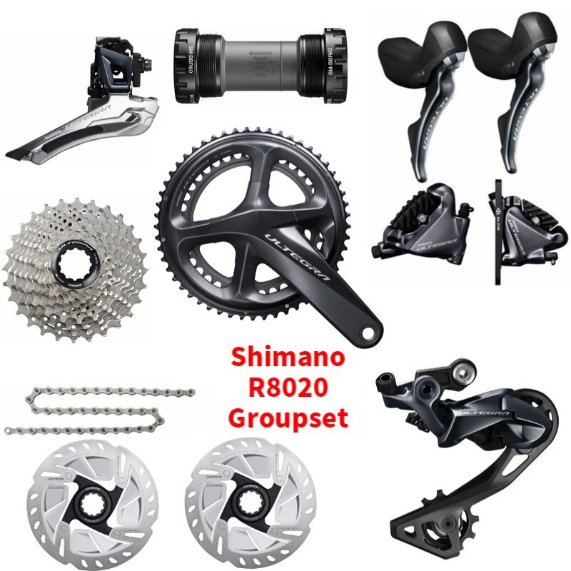 GROUPSET SEPEDA SHIMANO ULTEGRA R8020 DISC BRAKE HYDRAULIC