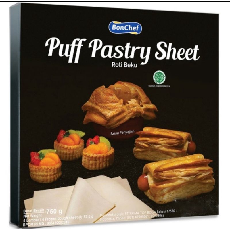 

BonChef Puff Pastry Sheet 750 gr