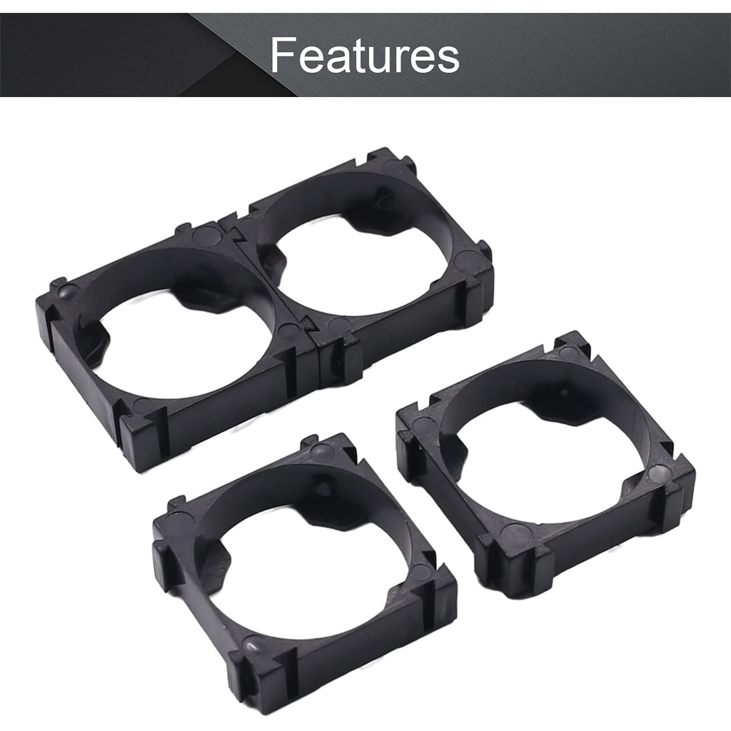 Braket Holder Baterai Batre 18650 Lithium Battery Holder Bracket Plastic 1x1 1 Slot Dudukan