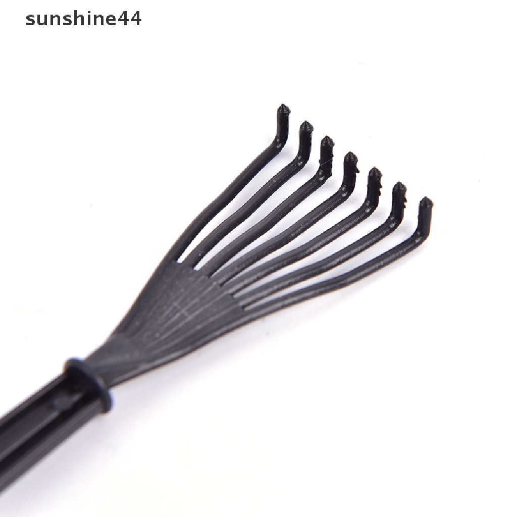 Sunshine 1PC Sikat Pembersih Sisir Rambut Warna Hitam