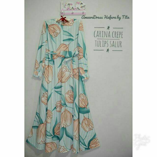 Gamis ameera dress carina crepe