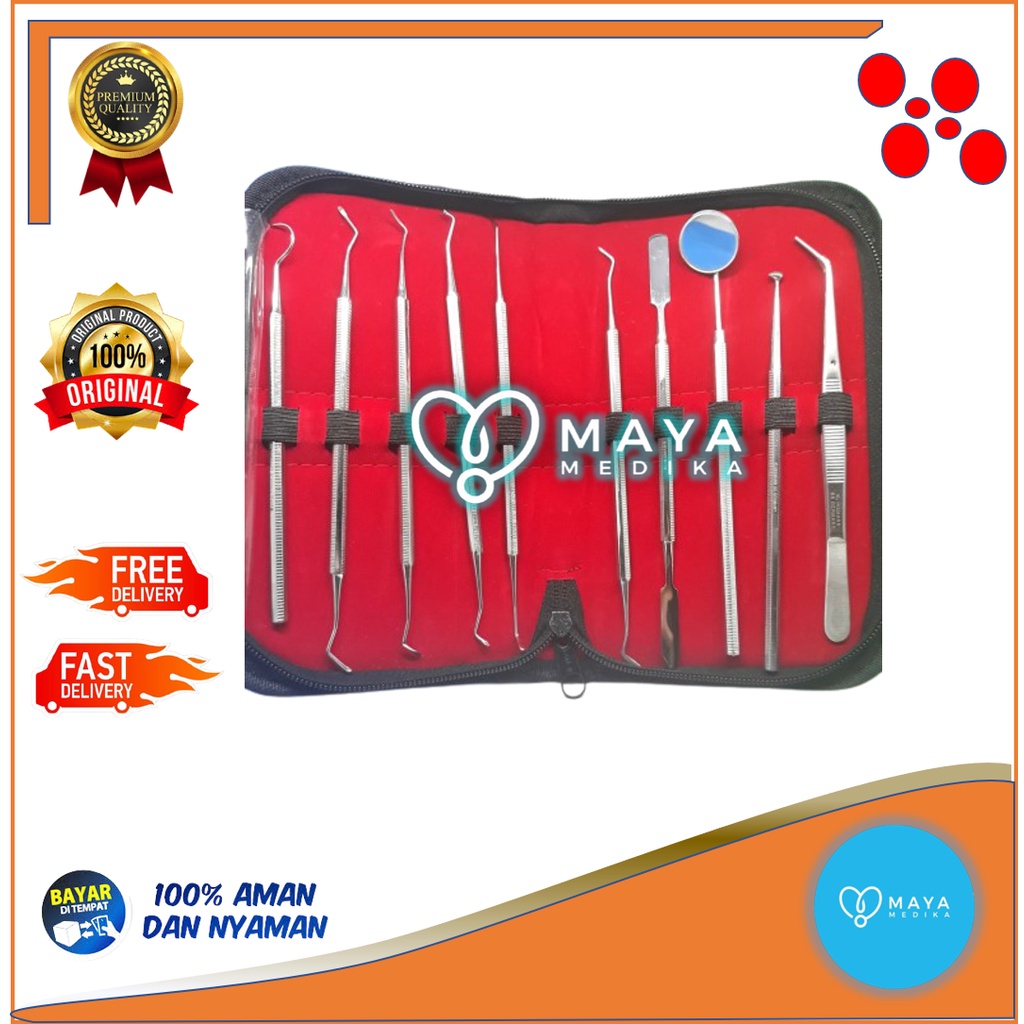 Alat Diagnostic Gigi - Dental Set Ms