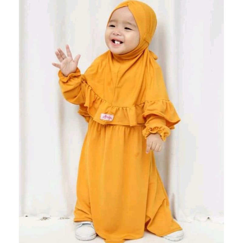 Afsheenastore Gamis Anak gamis Qiana By Almahyrakids